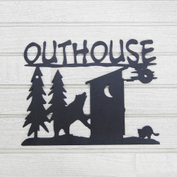 Декор-табличка "Outhouse"